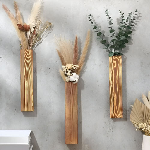 Skanto | Treveggvase Rektangulær Plantehylle 30 cm