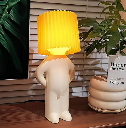 Skanto | Bordlampe - Kreativ liten Shy Boy LED lampe