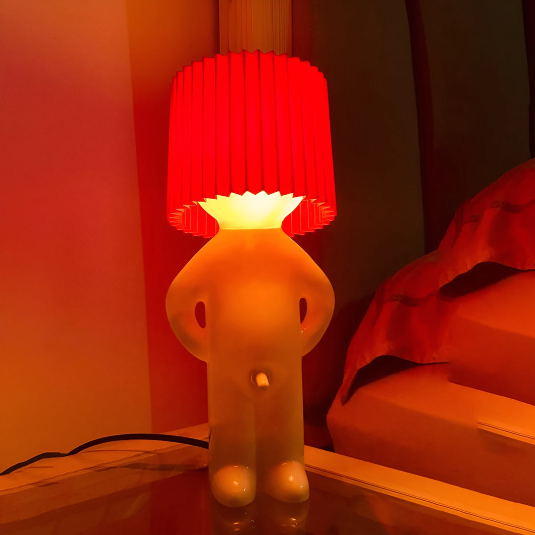 Skanto | Bordlampe - Kreativ liten Shy Boy LED lampe