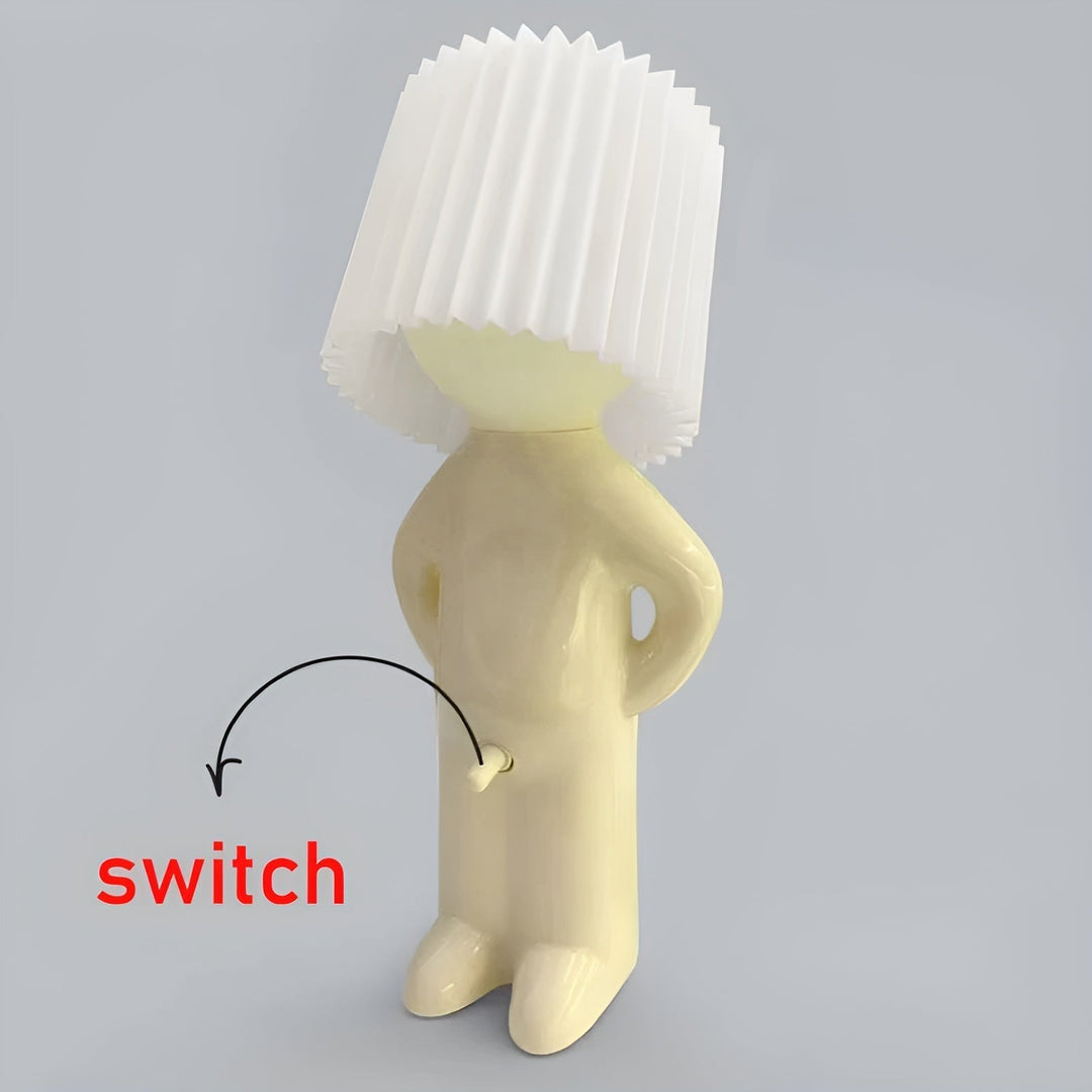 Skanto | Bordlampe - Kreativ liten Shy Boy LED lampe