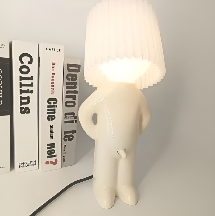 Skanto | Bordlampe - Kreativ liten Shy Boy LED lampe