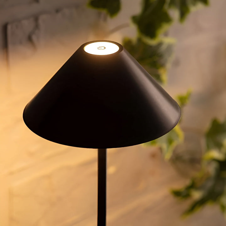 Skanto | LumiLuxe - Dimbar nordisk kjegle LED-bordlampe med berøringskontroll