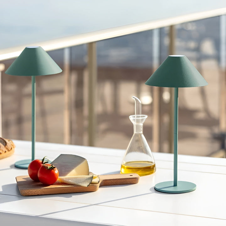 Skanto | LumiLuxe - Dimbar nordisk kjegle LED-bordlampe med berøringskontroll
