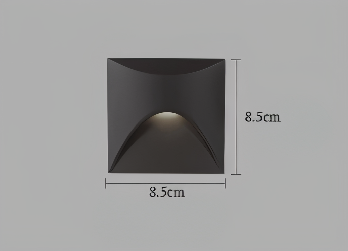 Skanto | LuminiPath - Vanntett IP65 Vegglampe - Innendørs og Utendørs Vegglampe - Bevegelsessensor Vegglampe LED