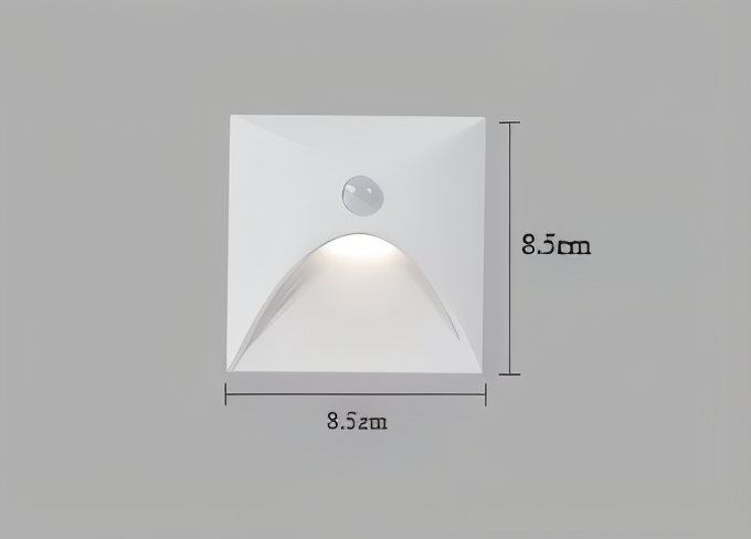 Skanto | LuminiPath - Vanntett IP65 Vegglampe - Innendørs og Utendørs Vegglampe - Bevegelsessensor Vegglampe LED