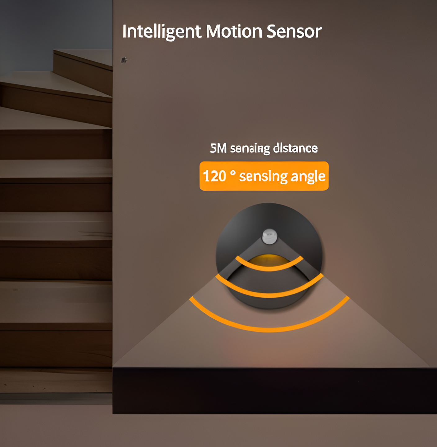 Norvo | LuminiPath - Vanntett IP65 Vegglampe - Innendørs og Utendørs Vegglampe - Bevegelsessensor Vegglampe LED
