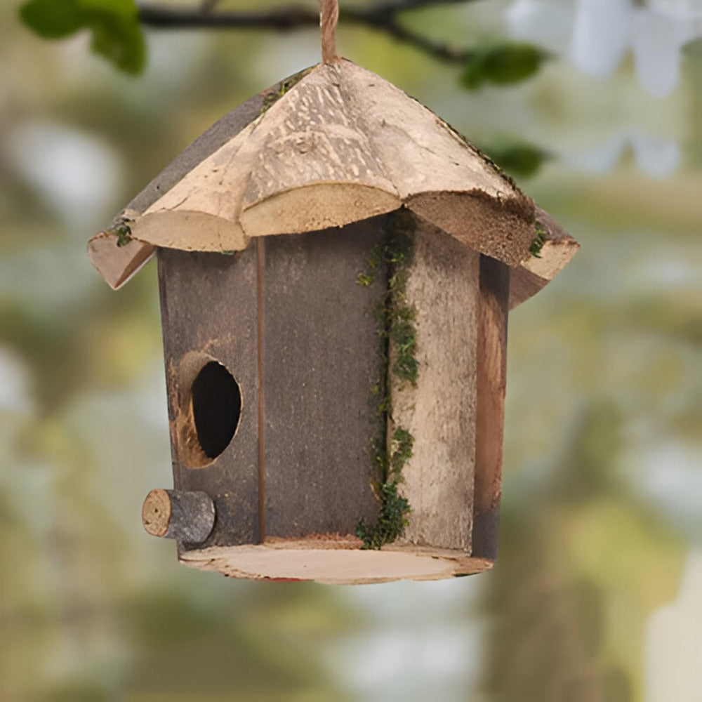 Skanto | Rustikk Tre Kolibri Fuglehus