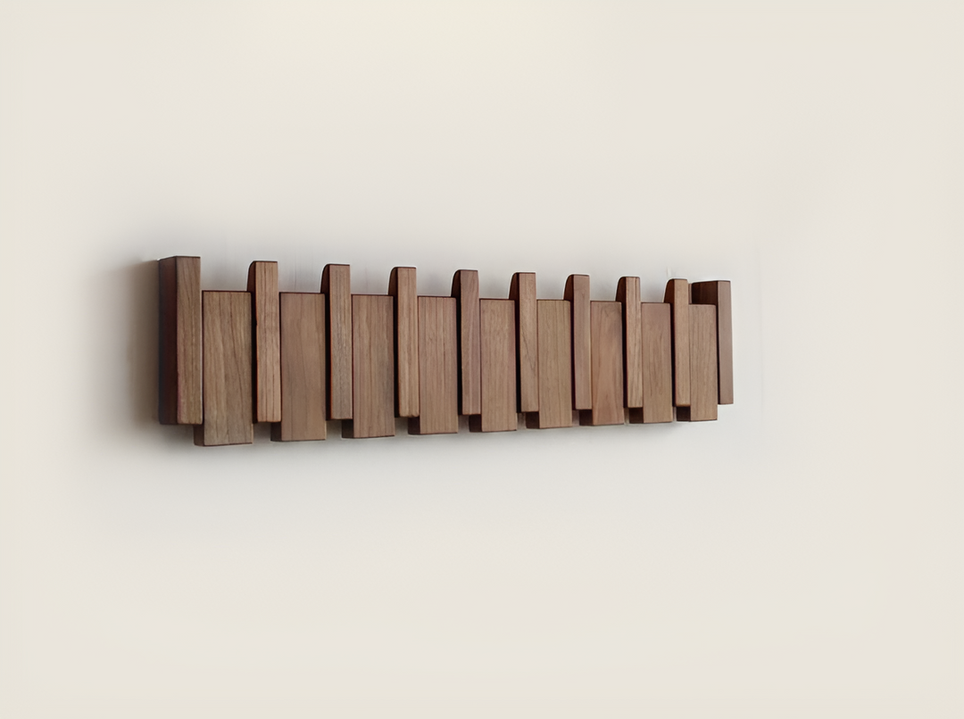 Skanto | RetroHooks - Wandregal aus Holz mit Magnethaken