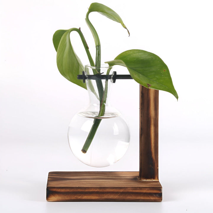 Skanto | Rustikk Tre Hydroponisk Planteholder