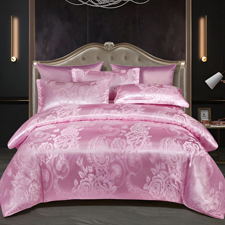 Skanto | SILKLOFT – Elegant Satin Jacquard Sengetøysett