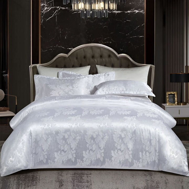 Skanto | SILKLOFT – Elegant Satin Jacquard Sengetøysett