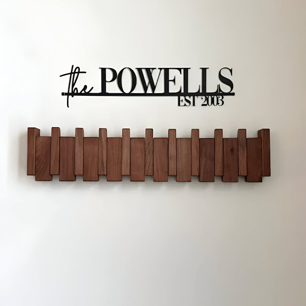 Norvo | Tre Frakkekrok i Piano Tast Design for Hallen