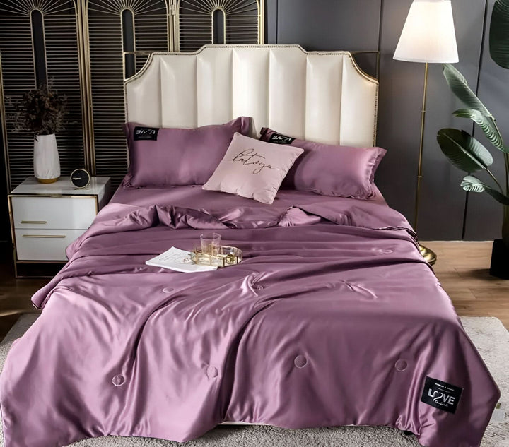 FLUFFINA – Premium-Satin-Seiden-Bettwäsche