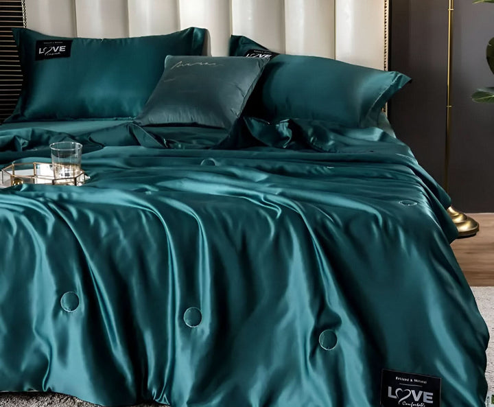 FLUFFINA – Premium-Satin-Seiden-Bettwäsche