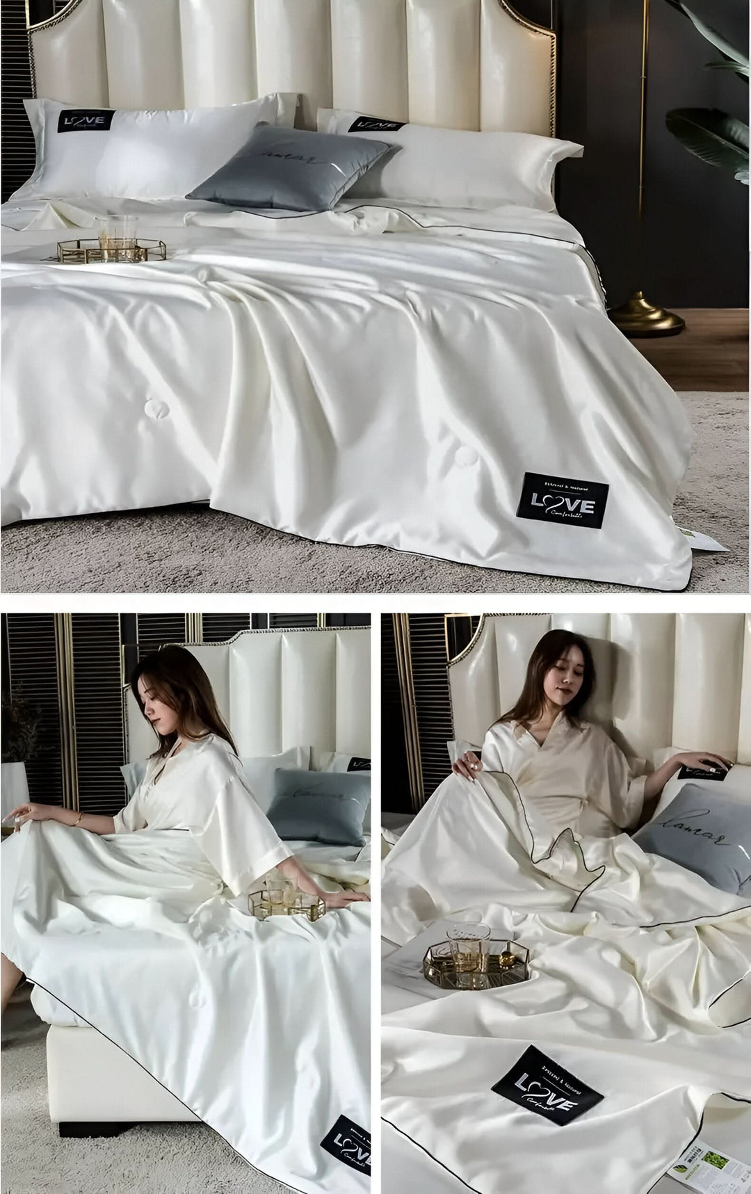 Skanto | FLUFFINA - Premium Sateng Silke Sengetøy
