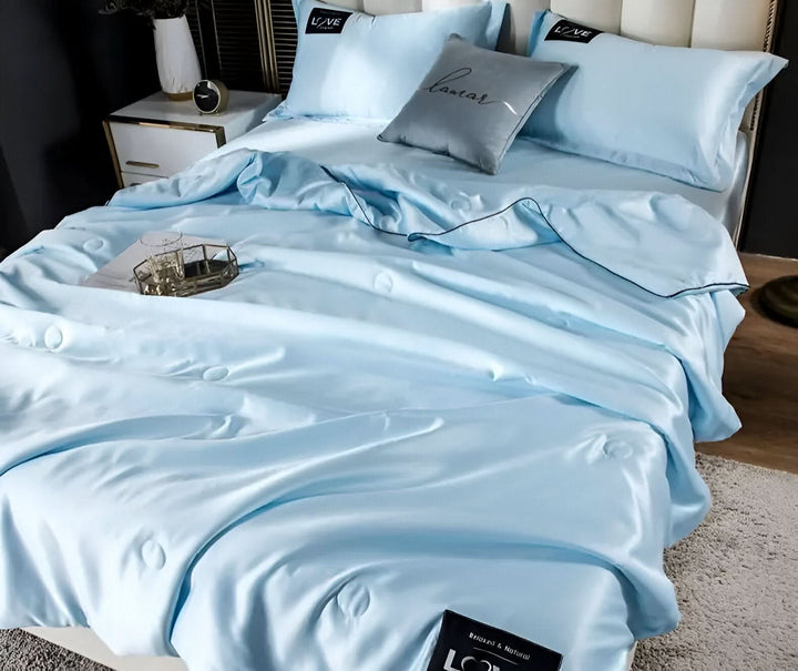FLUFFINA – Premium-Satin-Seiden-Bettwäsche