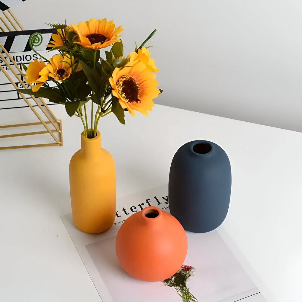 Skanto | Skandinavisk Keramikk Vase i Minimalistisk Stil