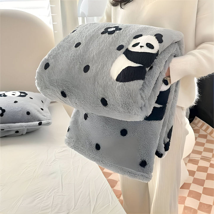 Skanto | SNUGSPOT – Fargerik Rutete Fleece Teppe