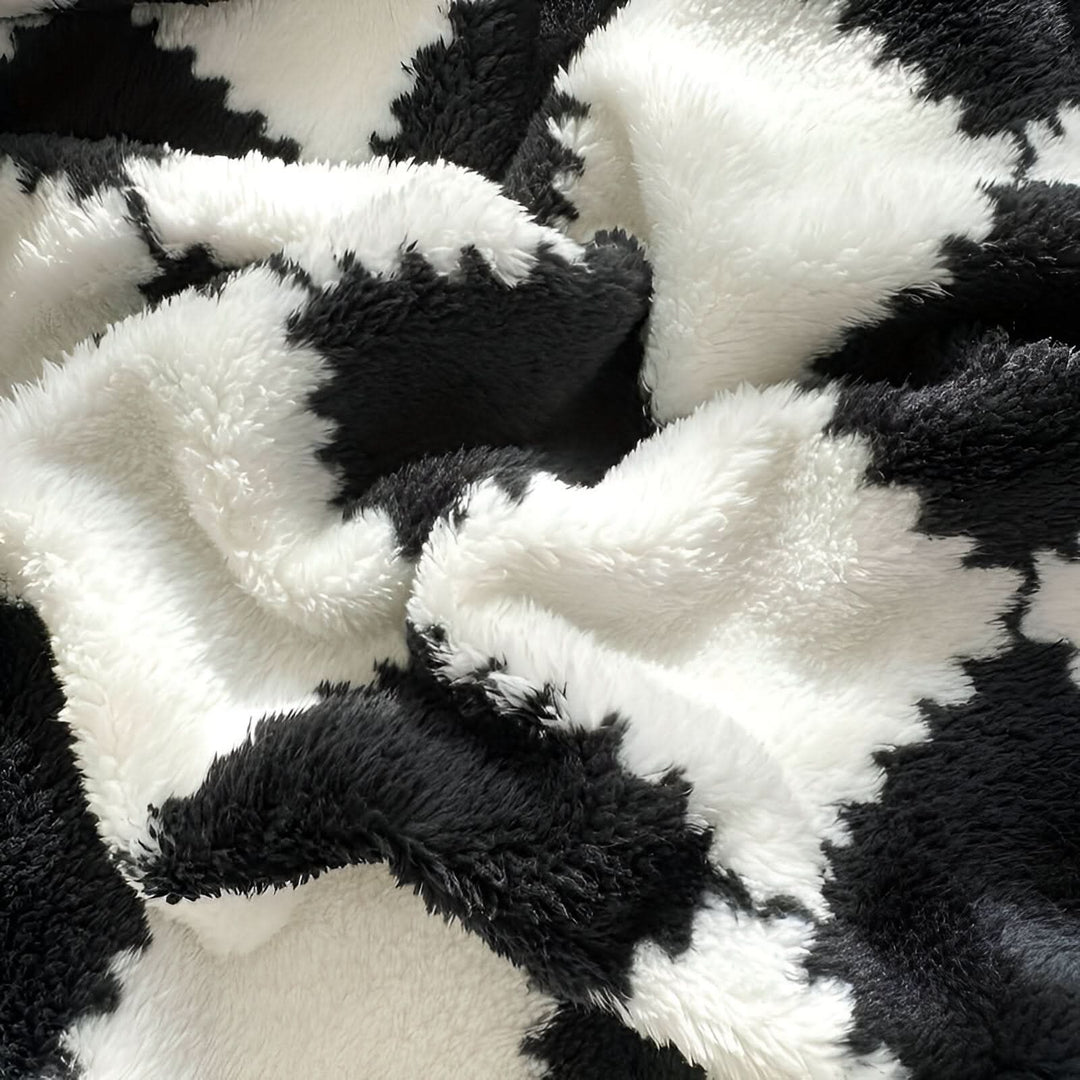 Skanto | SNUGSPOT – Fargerik Rutete Fleece Teppe