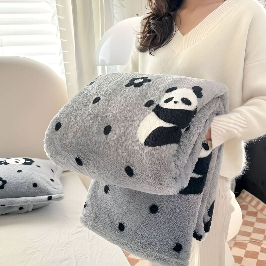 Skanto | SNUGSPOT – Fargerik Rutete Fleece Teppe