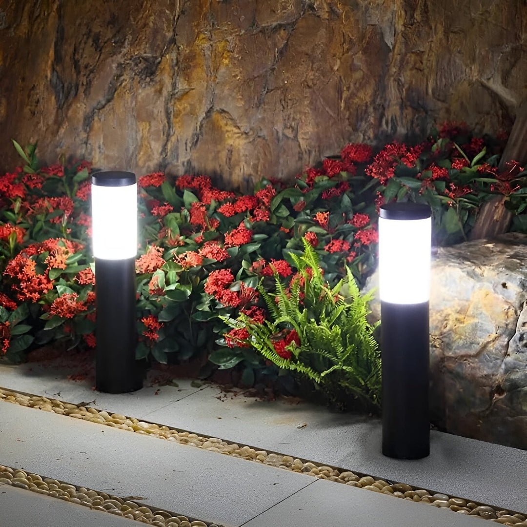 Skanto | SolarShimmer - Rustfritt Stål Solcelle Lanterner Utendørs Lampe