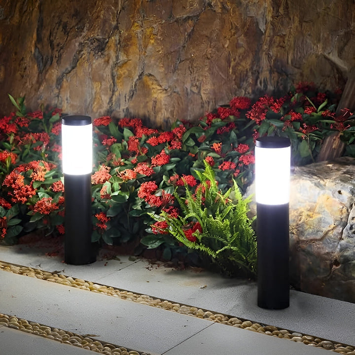 Skanto | SolarShimmer - Rustfritt Stål Solcelle Lanterner Utendørs Lampe