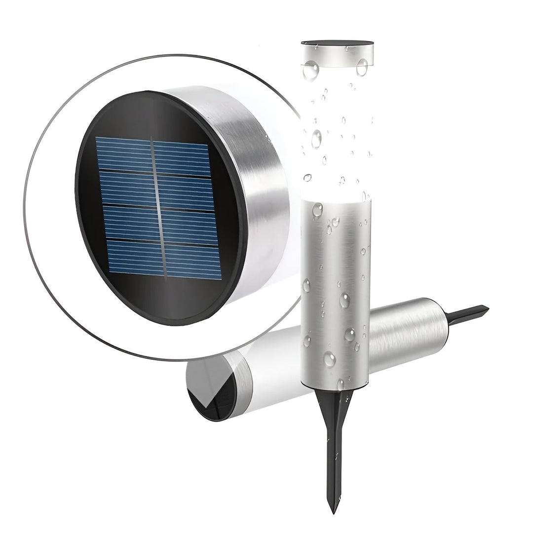 Skanto | SolarShimmer - Rustfritt Stål Solcelle Lanterner Utendørs Lampe