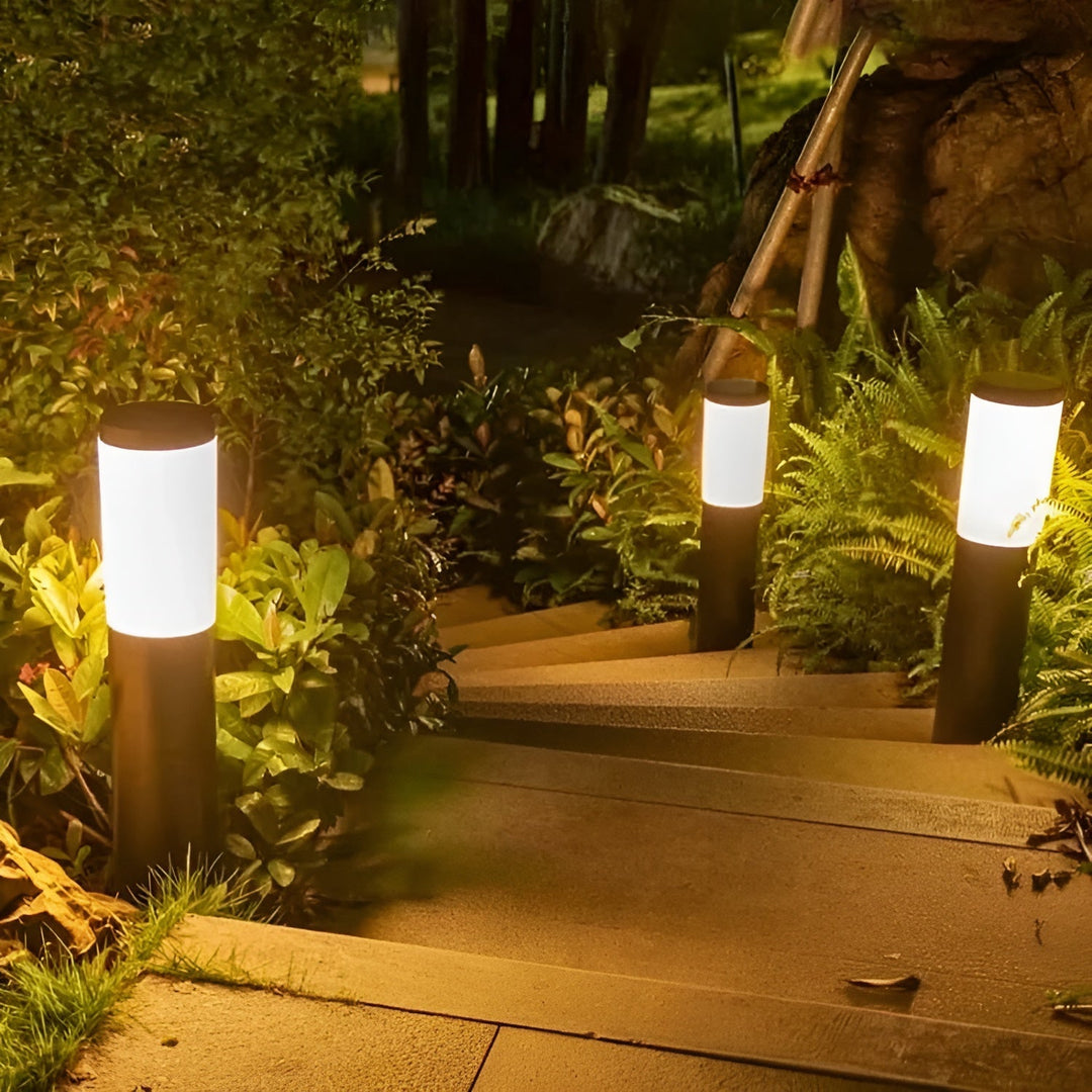 Skanto | SolarShimmer - Rustfritt Stål Solcelle Lanterner Utendørs Lampe