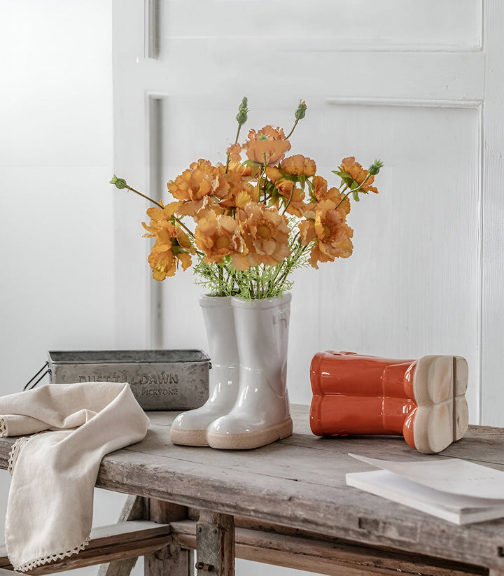 Skanto | Stilig keramisk vase i støvelform