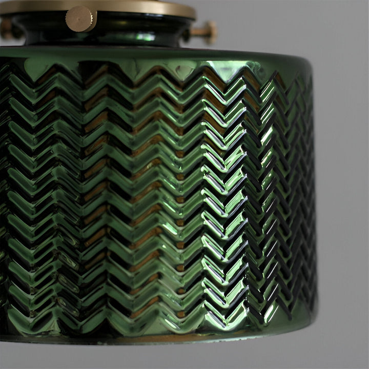 Skanto | Justerbar LED Vegglampe i Ribbete Glass i Skandinavisk Design