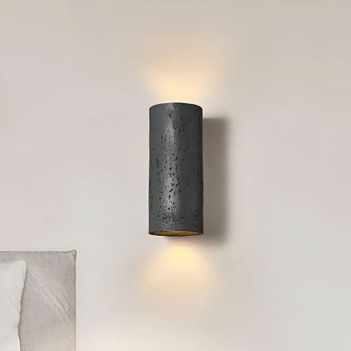 Skanto | StoneBeam LED Sylindrisk Vegglampe – Innendørs/Ute
