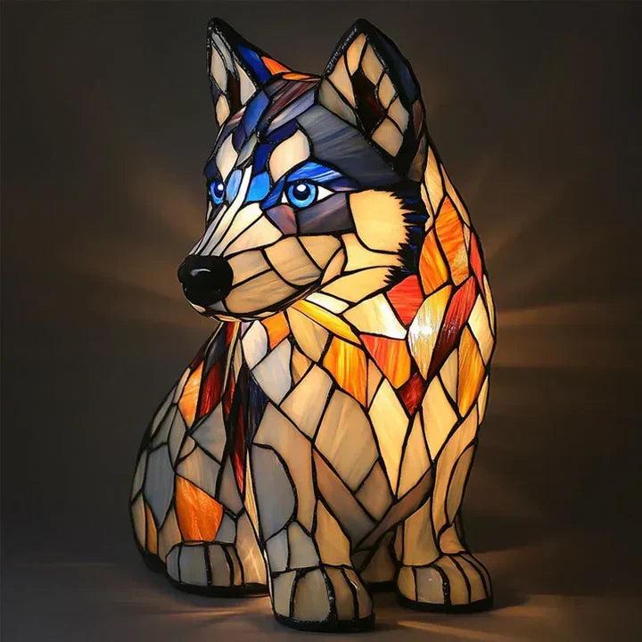 Lumidog Håndlaget Opplysende Hundelampe – Ambient Belysning og Gave | Skanto