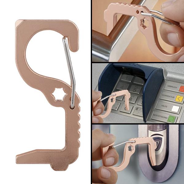 Hygienisk Antimikrobiell Messing Døråpner & Stylus | Skanto