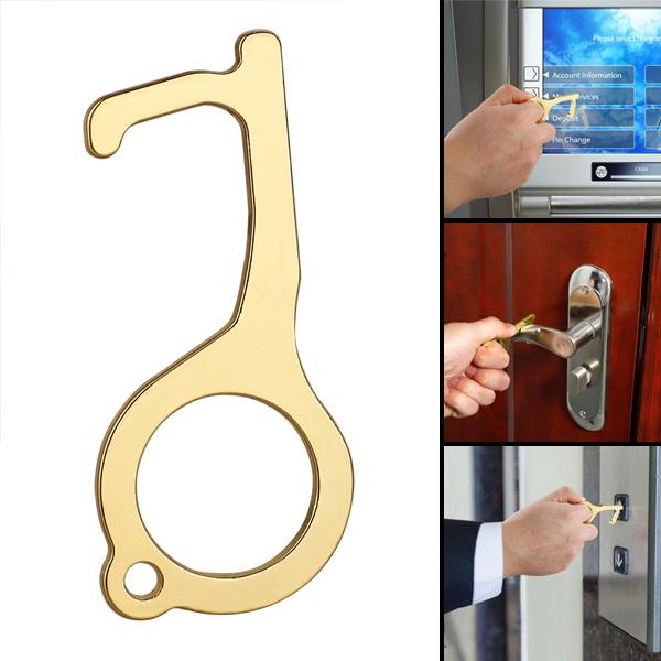 Hygienisk Antimikrobiell Messing Døråpner & Stylus | Skanto