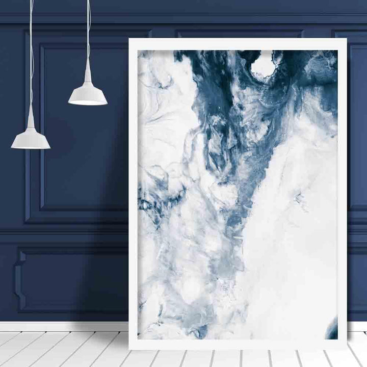 Abstrakt maleri «Havets væske» Kunsttrykk nr. 1