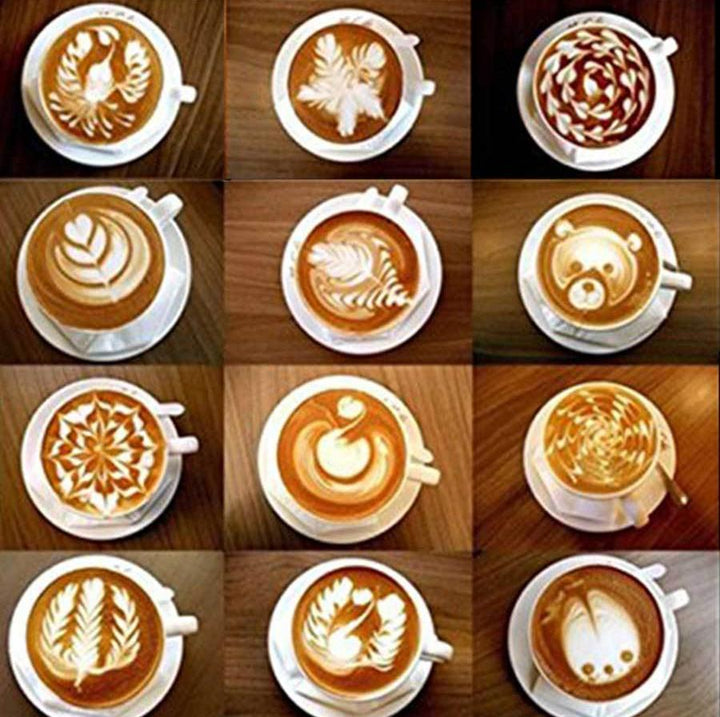 Latte Stencil Kit - 16 Deler Sett | Skanto