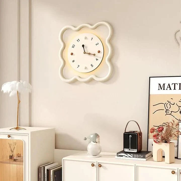 Skanto | Ala - Marshmallow-inspirert Veggklokke