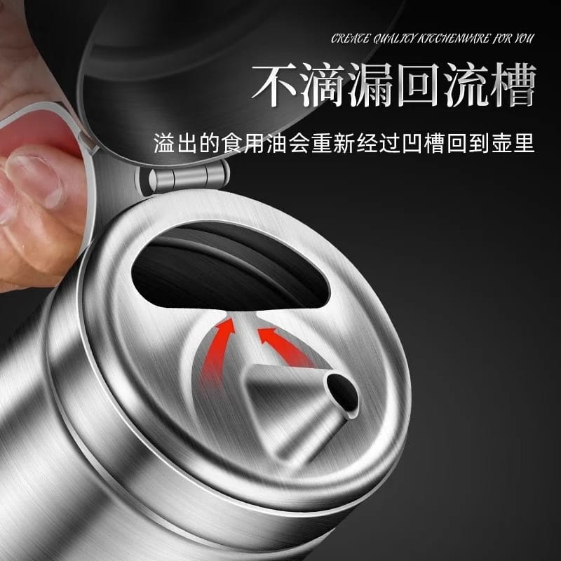 Norvo | Rustfritt Stål Oljekanne/Dispenser