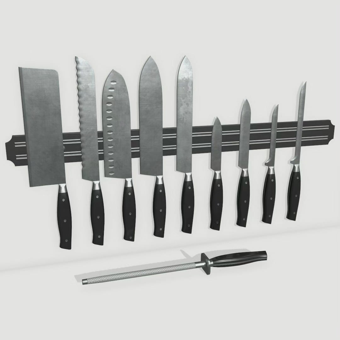 Skanto | 50cm Kjøkken Magnet Knivholder/Knivhylle