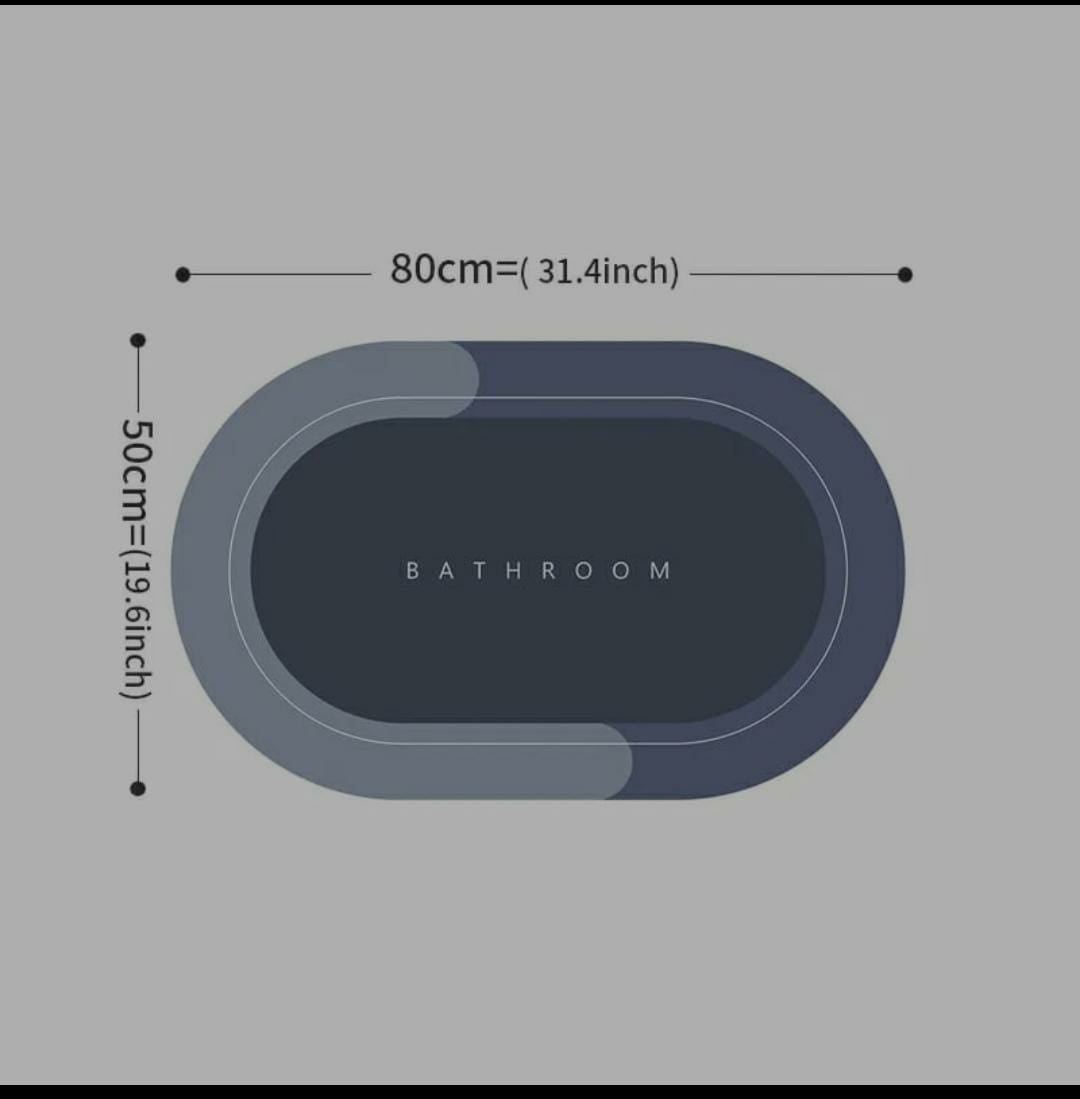Diatom antiskli baderomsmatter