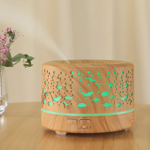 Skanto | Ultrasonisk Aroma Diffuser Luftfukter med Fjernkontroll