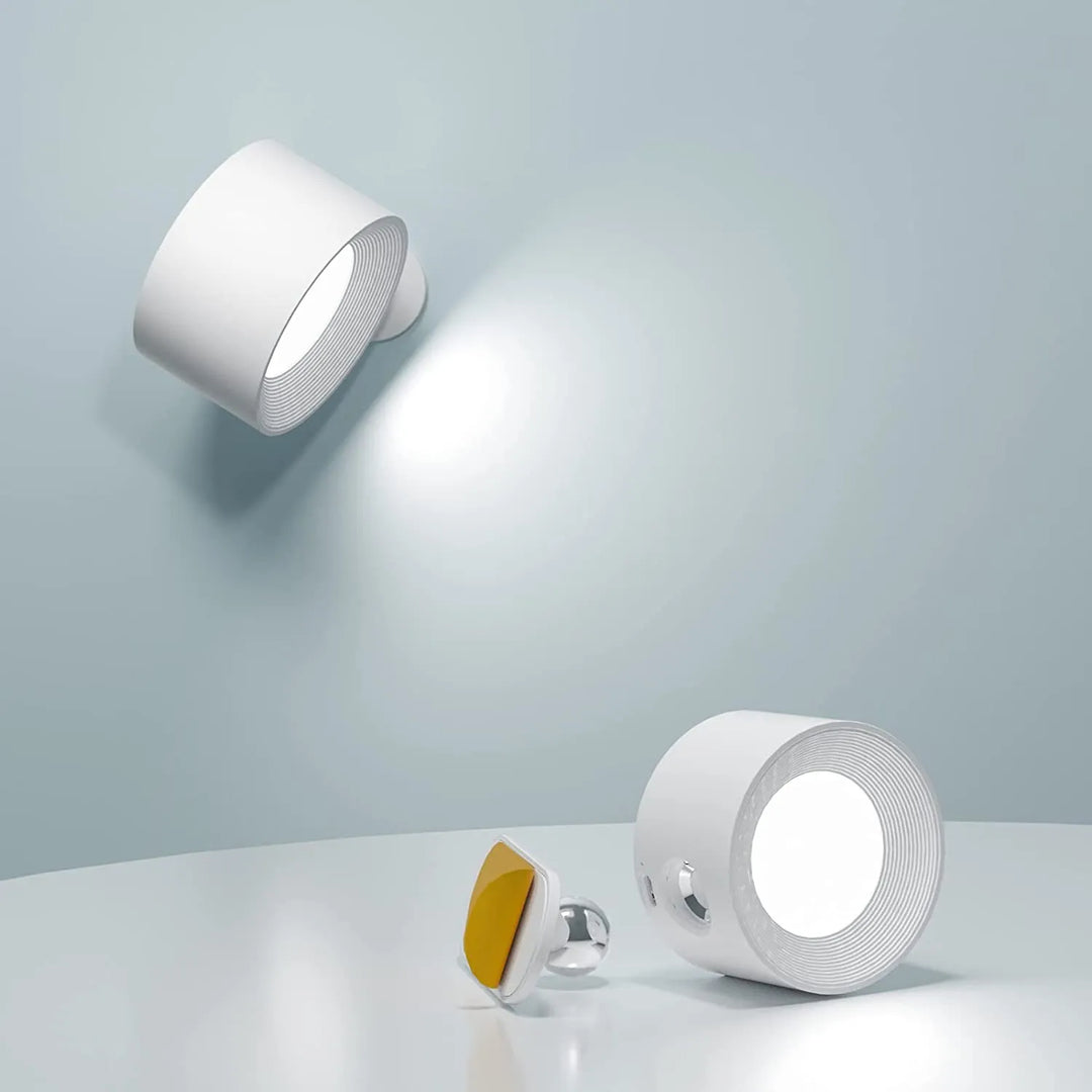 Skanto | Vegglampe Trådløs Justerbar Oppladbar LED Lampe