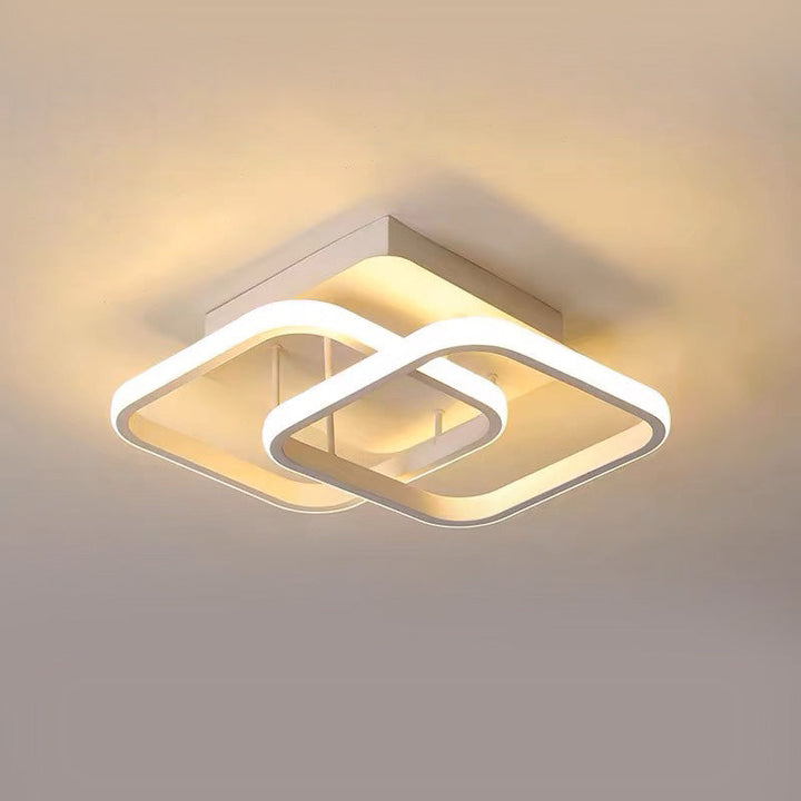 Skanto | Taklampe med LED svart metallramme