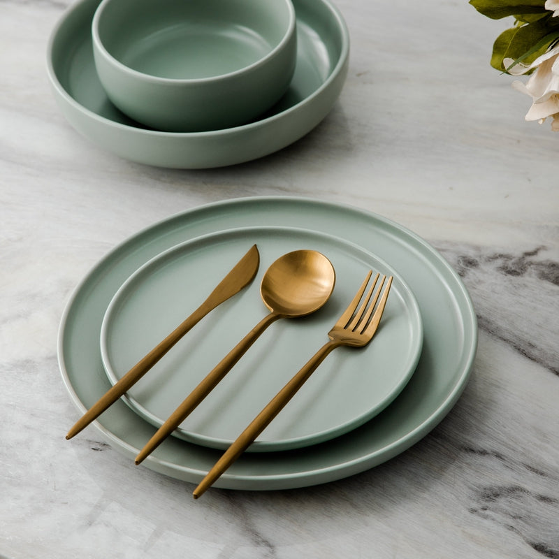 Skanto | Minimalistisk Rustfritt Stål Bestikk Elegant Enkelhet