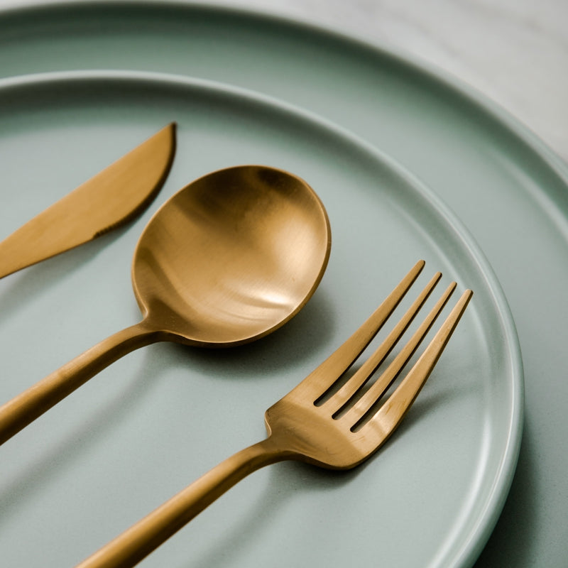 Skanto | Minimalistisk Rustfritt Stål Bestikk Elegant Enkelhet