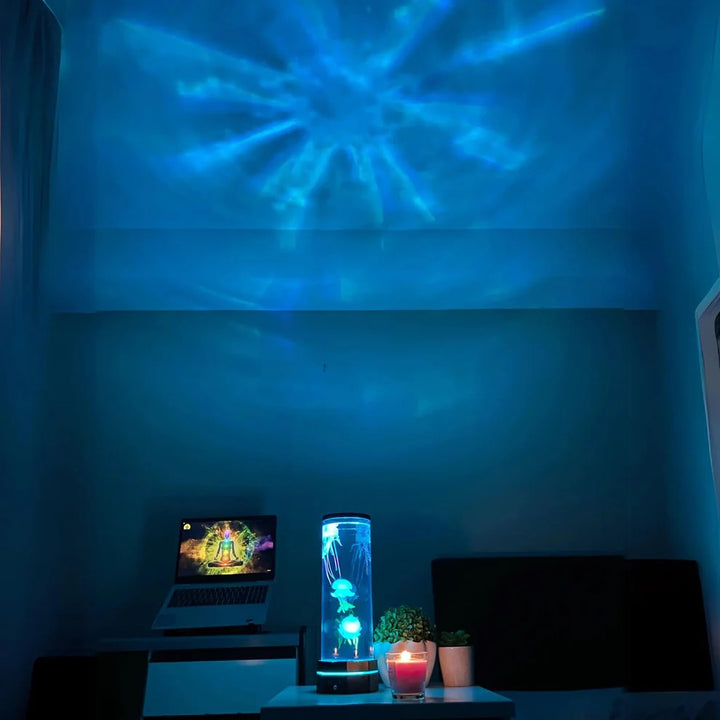 Jellyfish Akvarium Bordlampe | Skanto