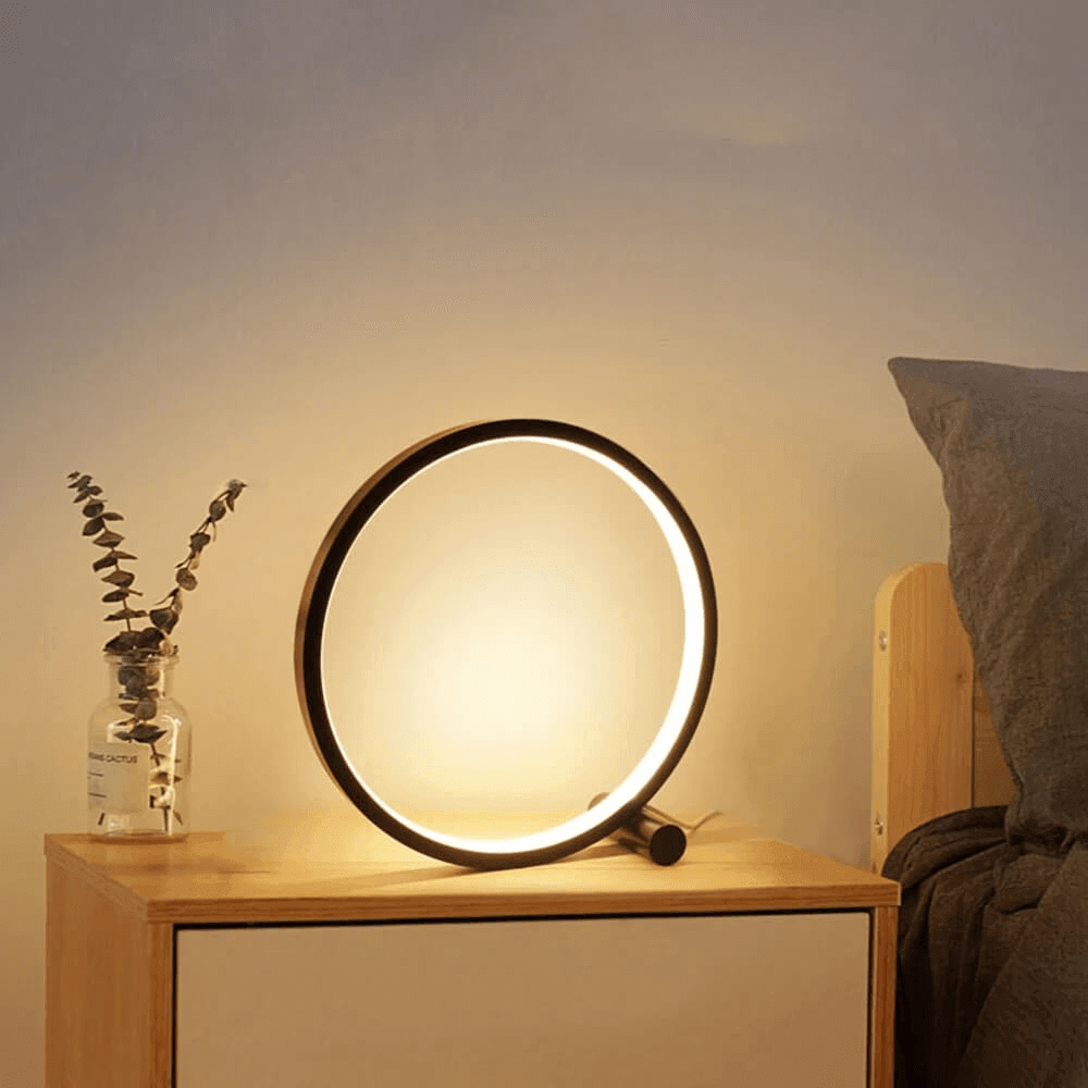 Skanto | HaloBeam - Modern Sirkulær Bordlampe