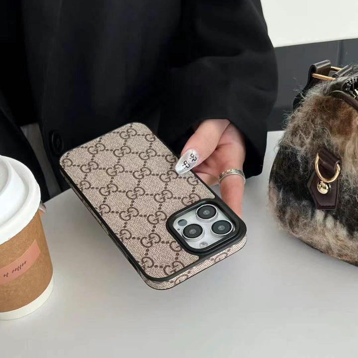 Skanto | Luksuriøs merkevare designer lærveske for iPhone