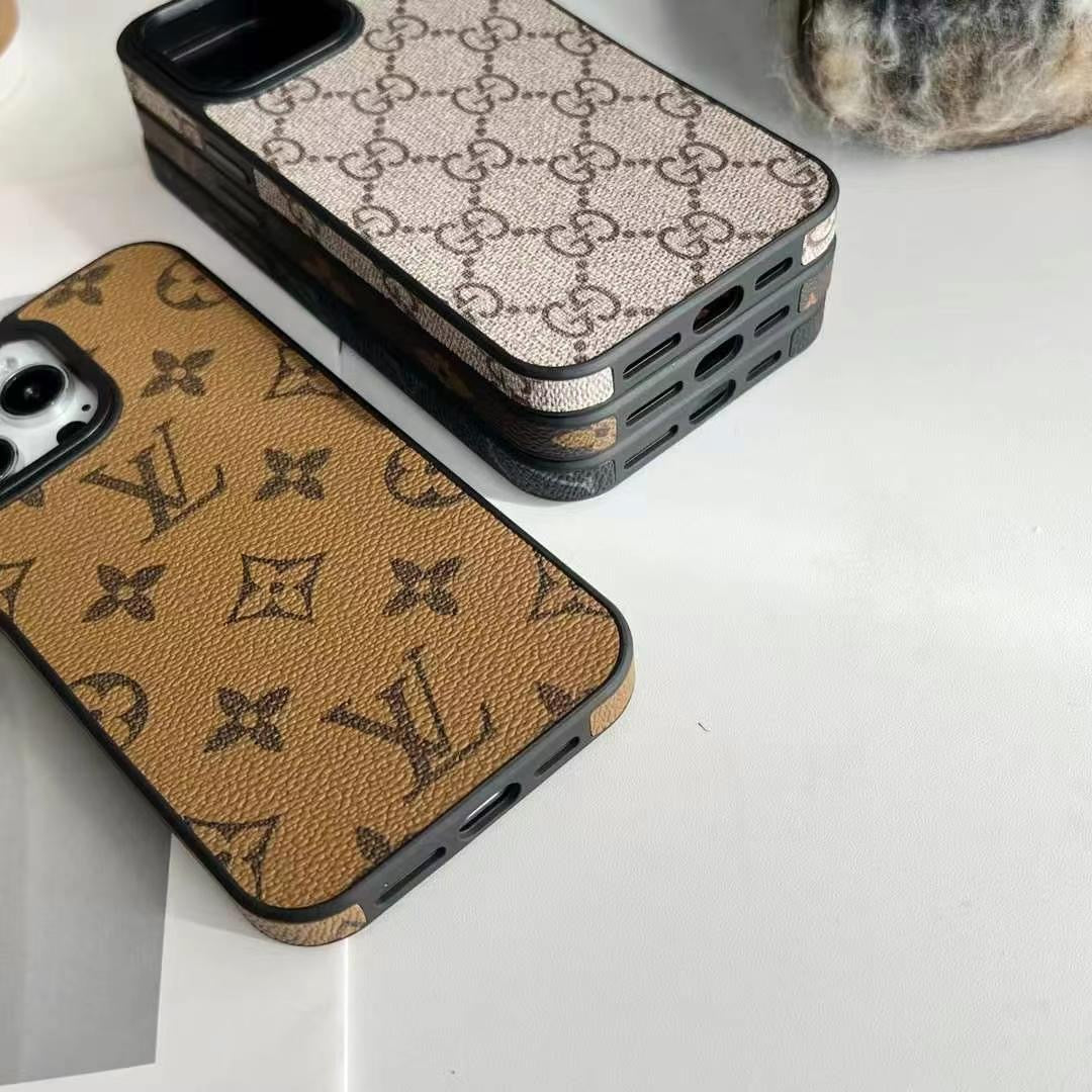 Skanto | Luksuriøs merkevare designer lærveske for iPhone