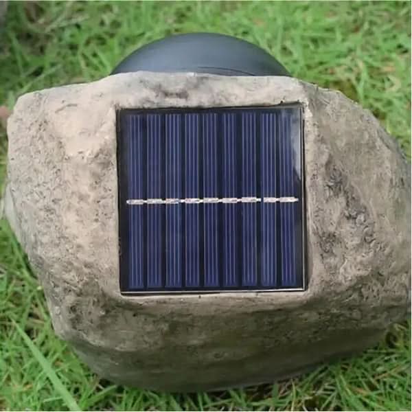 Skanto | Solar Rock Light – LED Hage Stein Lampe